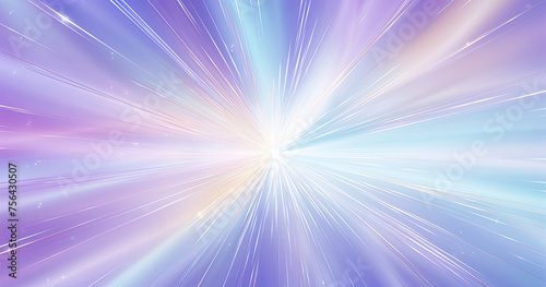 Blue and Purple Background With Star Burst