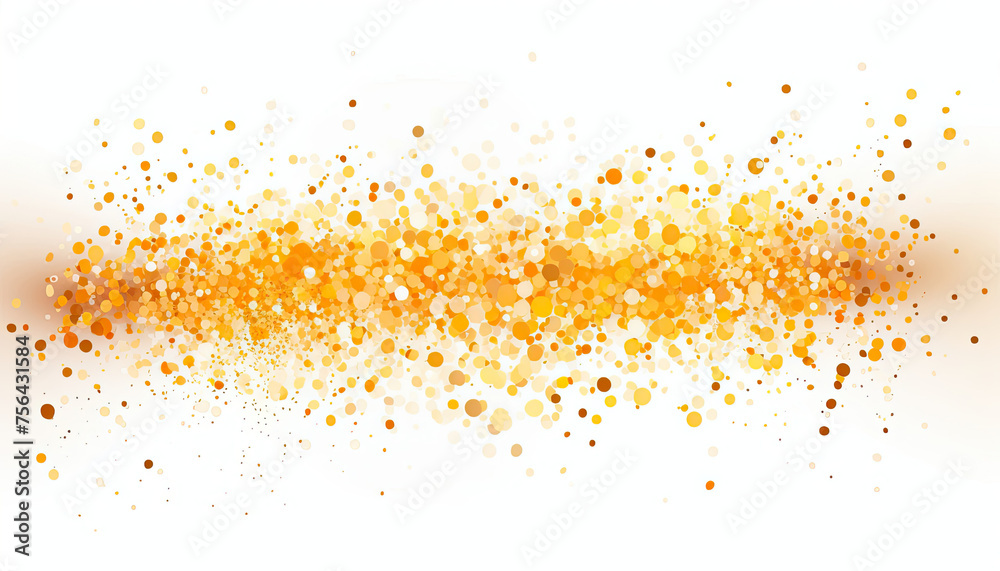 White Background With Orange and Yellow Dots