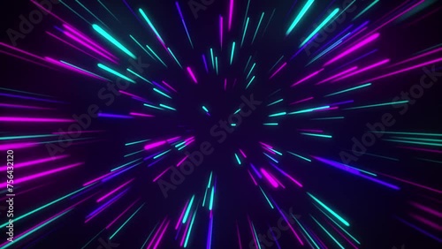 Neon Lines Background