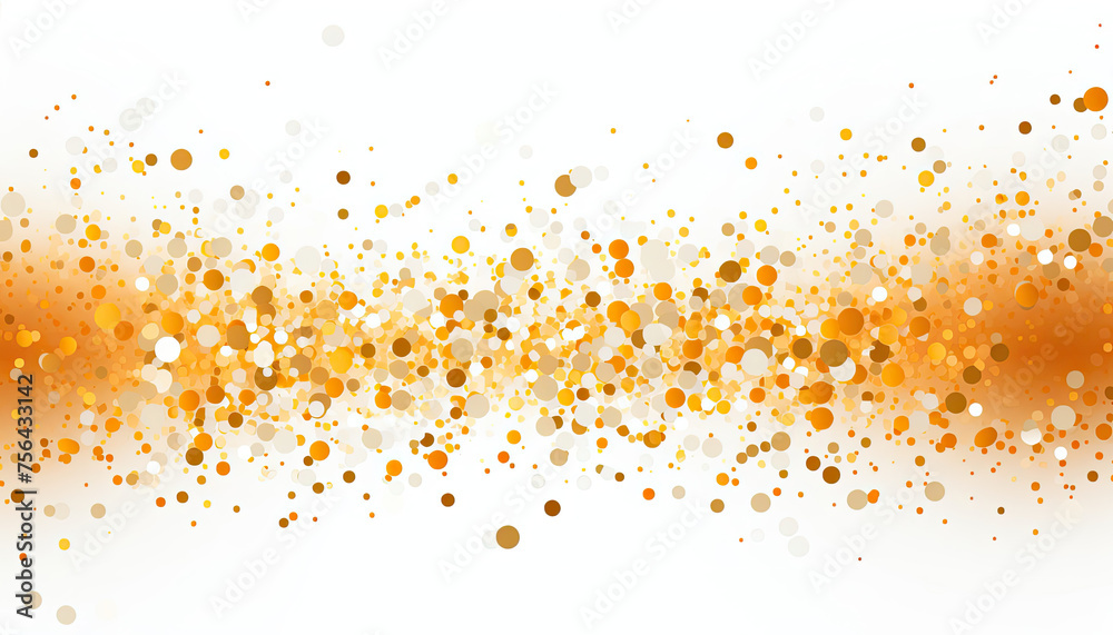 Orange and White Background With Lots of Dots