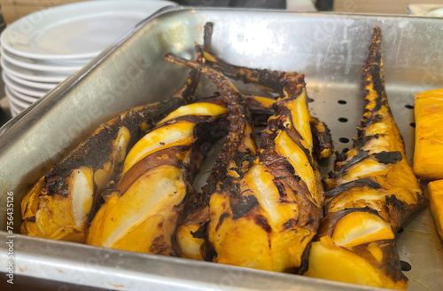 Octopus, grilled seafood
