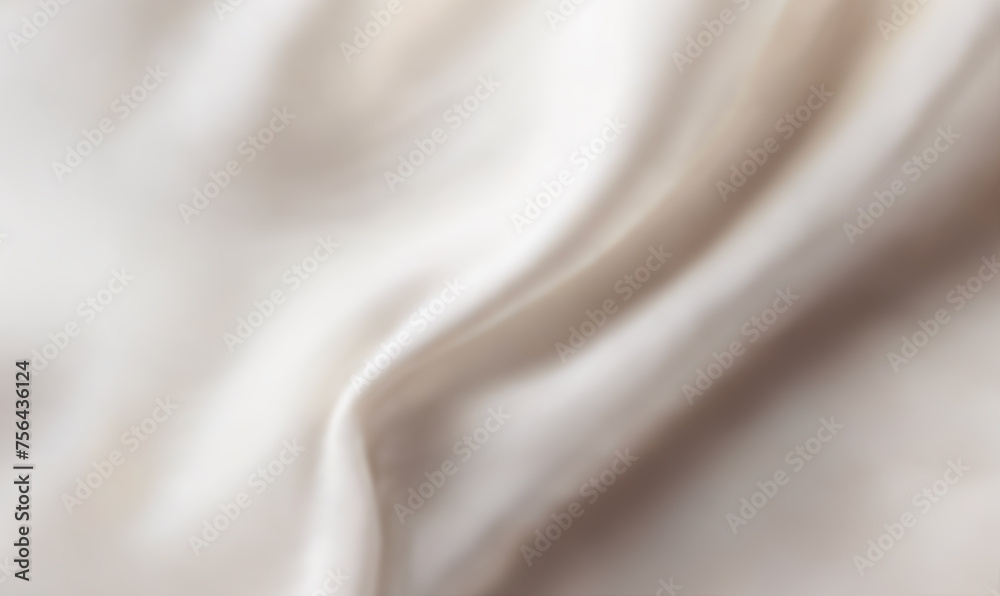 Fototapeta premium 白いシルク生地みたいな柔らかな陰影がある背景画像