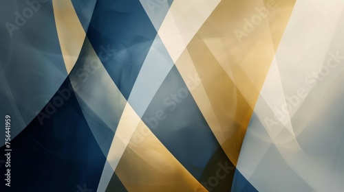  An abstract image featuring a composition of geometric triangles in various sizes and orientations layered over a marble background.