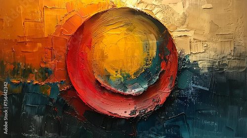 Abstract Reverie. Brushstrokes of Imagination and Color