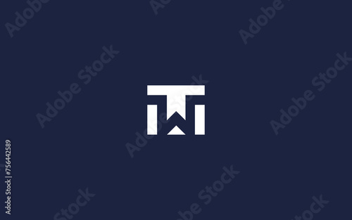 letter wt or tw logo icon design vector design template inspiration