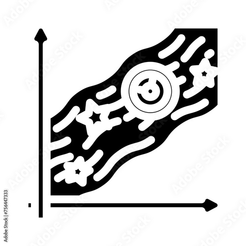 flow state time management glyph icon vector. flow state time management sign. isolated symbol illustration