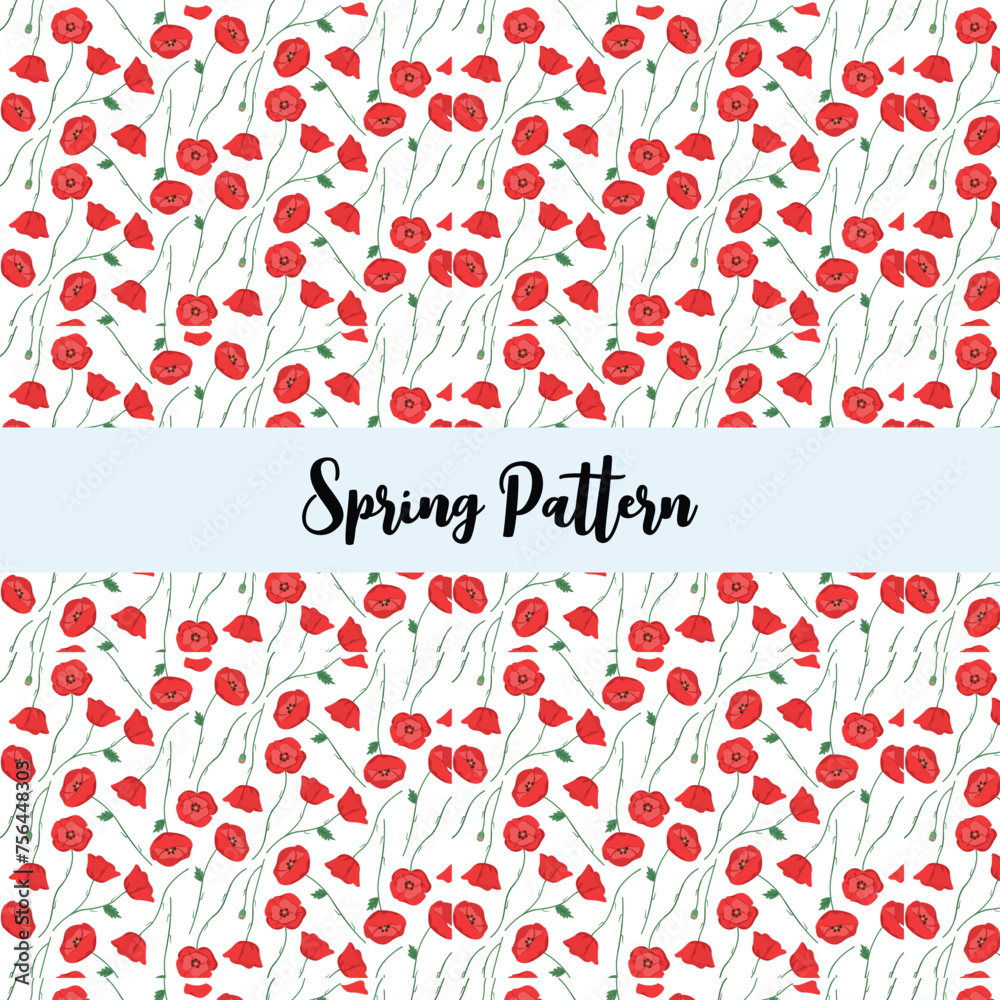 Colourful spring floral pattern design collection Colourful spring floral pattern design collection
