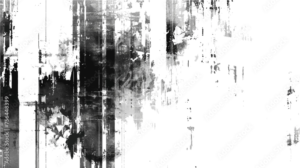 Scratchy texture irregular stripes, lines background swatch. Endless backdrop. Grunge stripe texture. Overlay Dots Texture Grunge Effect . Dust isolated on white background. 