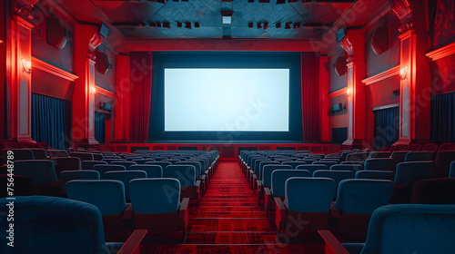 empty cinema auditorium photo