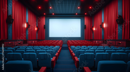 empty cinema auditorium