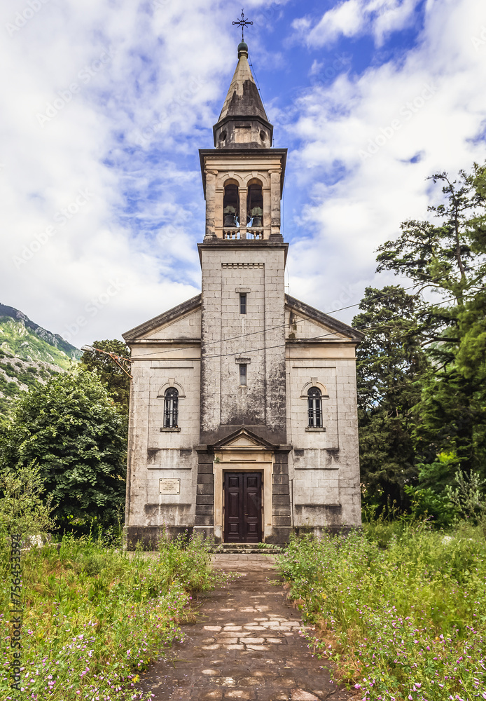 Church of Our Lady of Snow in Skaljari town, Montenegro