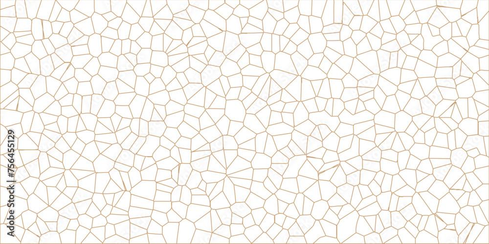 Mosaic Stone Seamless Vector Pattern with Geometric Lines and Nature-Inspired Elements for Wallpaper, Decor, and Artful Surfaces, Illuminated with Light.