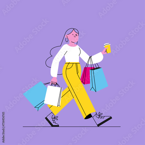 Shopping lady