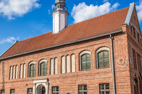 Former City Hall on the Old Town of Olsztyn city, Poland photo