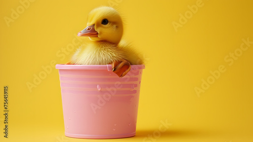 duck in a bucket © photo for everything