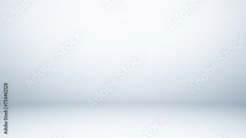 Empty white studio background. Design for displaying product. photo