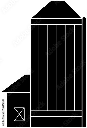 rural illustration agriculture silhouette barn logo farmland icon countryside outline farmhouse agricultural animal livestock building industry chicken pig silo shape animal livestock for vector graph