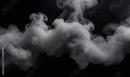  smoke White dark background