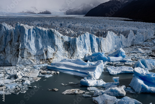 Perito Moreno ice formations in Patagonia, Argentina