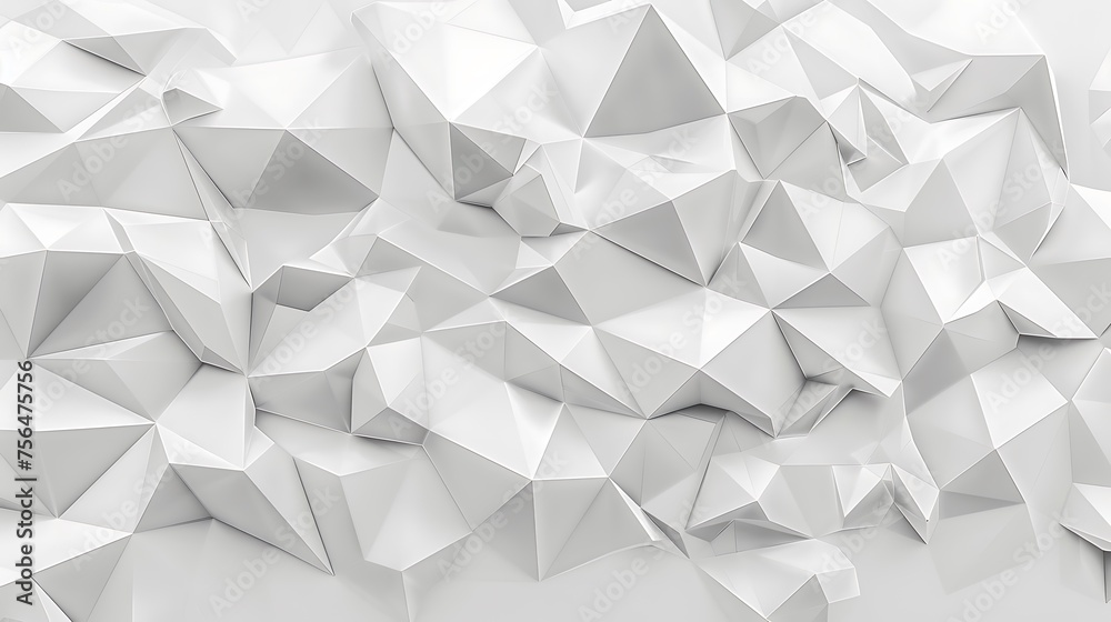 White low poly background texture. 3d rendering White low poly background texture. 3d rendering