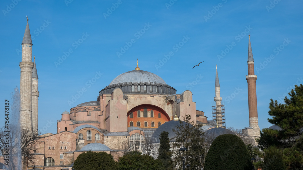 Hagia Sophia Mosque/Museum in Istanbul Turkey
