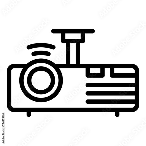 Projector outline icon
