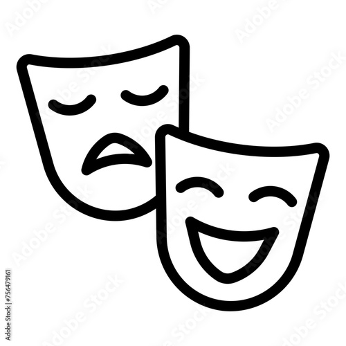 Theater outline icon