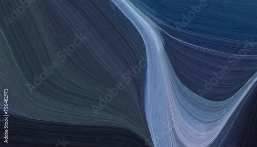 chaotic curved speed lines background or backdrop with very dark blue dark slate blue and midnight blue colors can be used as card background
