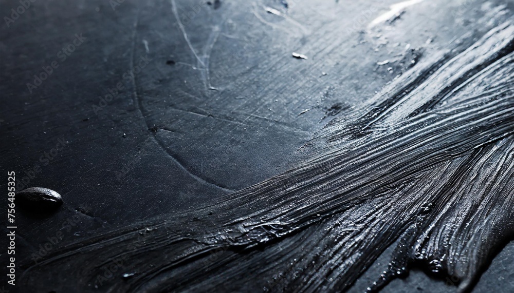 black surface with dust and oily fingerprints full frame close up background - obrazy, fototapety, plakaty 