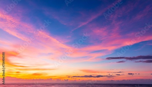 sky background with pink hues during sunset © Francesco