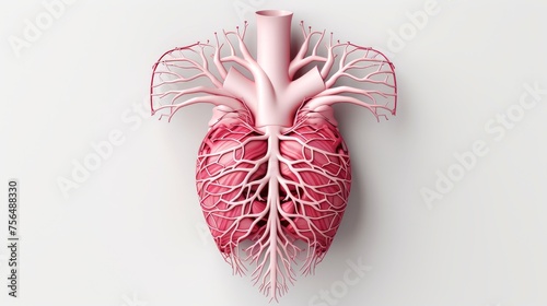 Abstract human internal organs, Anatomy, Medical education concept