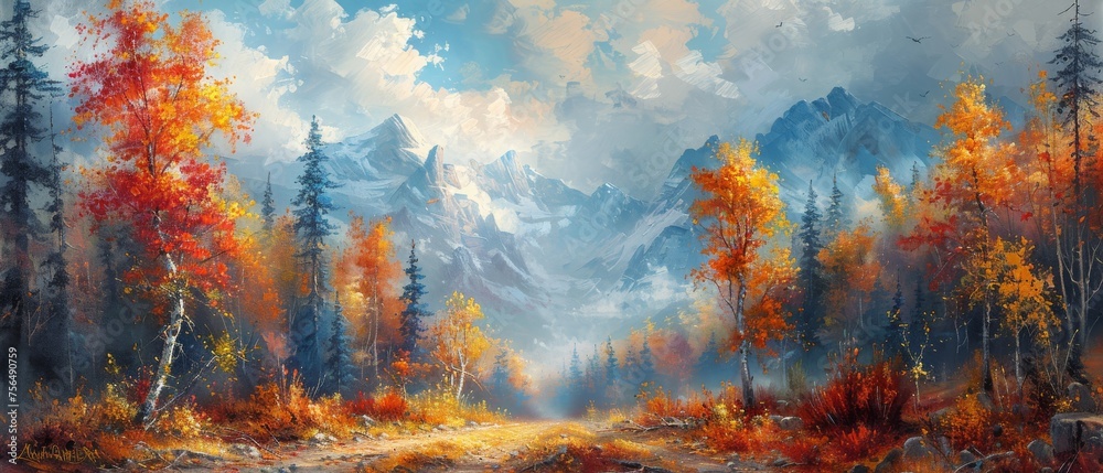 Original Landscape Oil Painting on Canvas