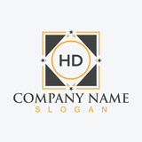 HD Logo Letter Design For Business Template Vector