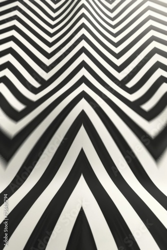 Zigzag stripes create a mesmerizing optical illusion on an abstract background.