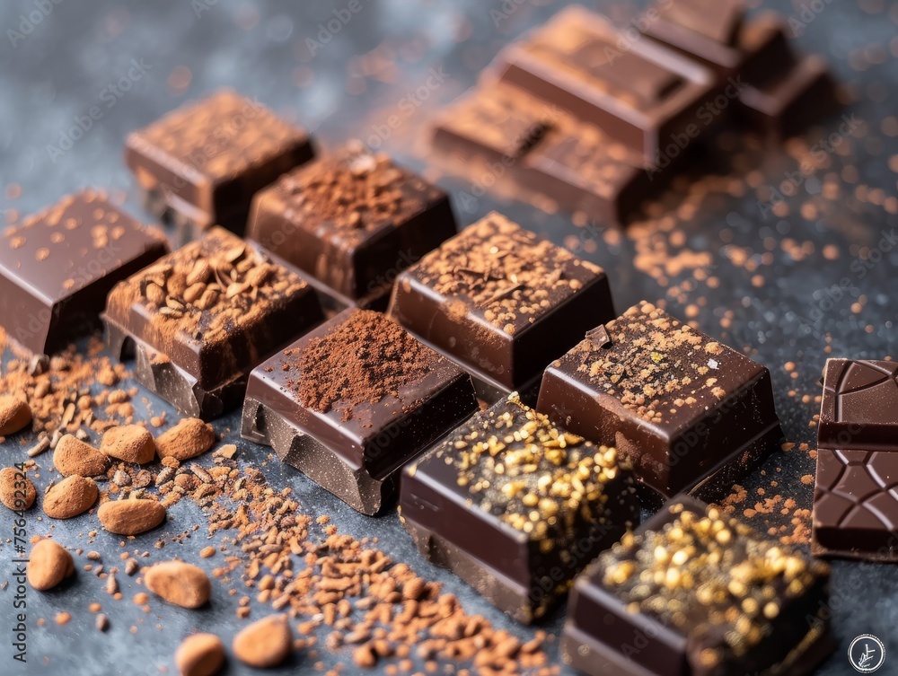 Chocolates background. Praline Chocolate sweets Chocolates background. Praline Chocolate sweets