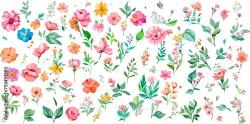 Wallpaper Mural Vector floral bouquet design: garden pink peach lavender creamy powder pale Rose wax flower, anemone Eucalyptus branch greenery leaves berry. Wedding vector invite card Watercolor designer element set Torontodigital.ca