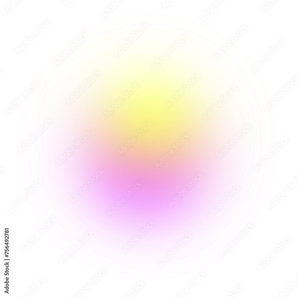 Blur colorful gradient circle. PNG holographic blur circle transparent background. Blur gradient circle glowing light on transparent background. Transparent abstract gradient dots for design. 
