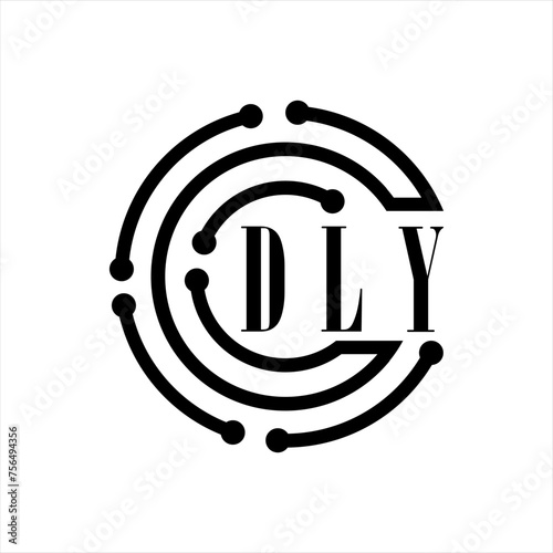 DLY logo design photo