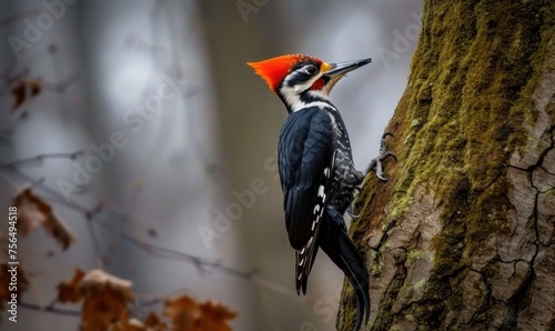 Woodpecker in its Natural Habitat photo
