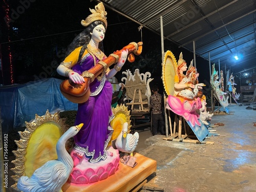 Devi Saraswati: The Hindu goddess of knowledge photo