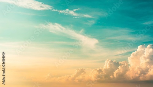 sky and cloud background with a pastel color