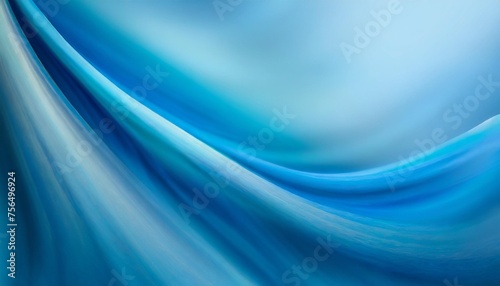 blue soft background with smooth texture wave abstract pattern like curtain with fold waves copy space