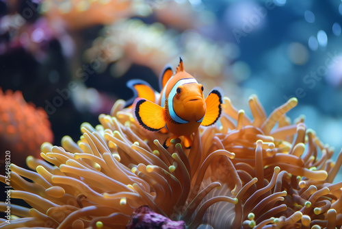 Clown fish and sea anemone © anankkml