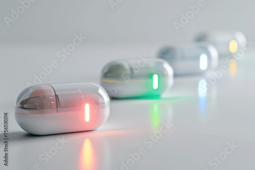 Smart pills transmitting internal health data, revolutionizing patient monitoring with ingestible technology