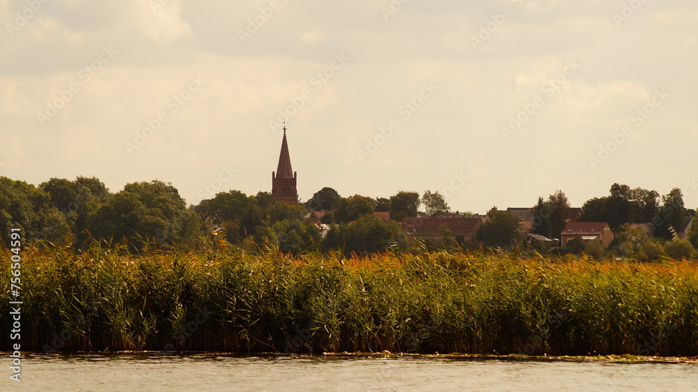 Flusslandschaft an der Havel in Brandenburg