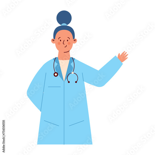 labour day doctor woman