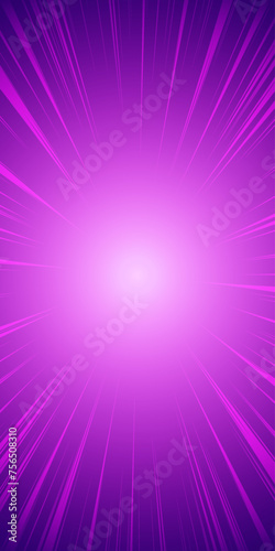 ネオンカラーに輝く集中線の背景素材（ピンク）