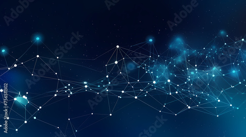 Abstract background with connecting lines and dots