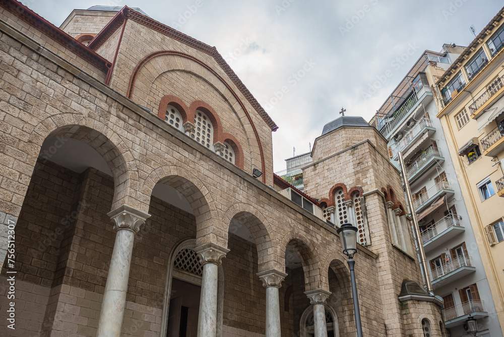 Holy Church of Panagia Dexia on Egnatia Street in Thessaloniki city, Greece