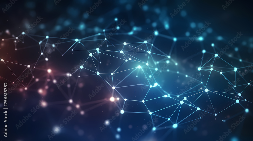 Abstract background with connecting lines and dots Abstract background with connecting lines and dots